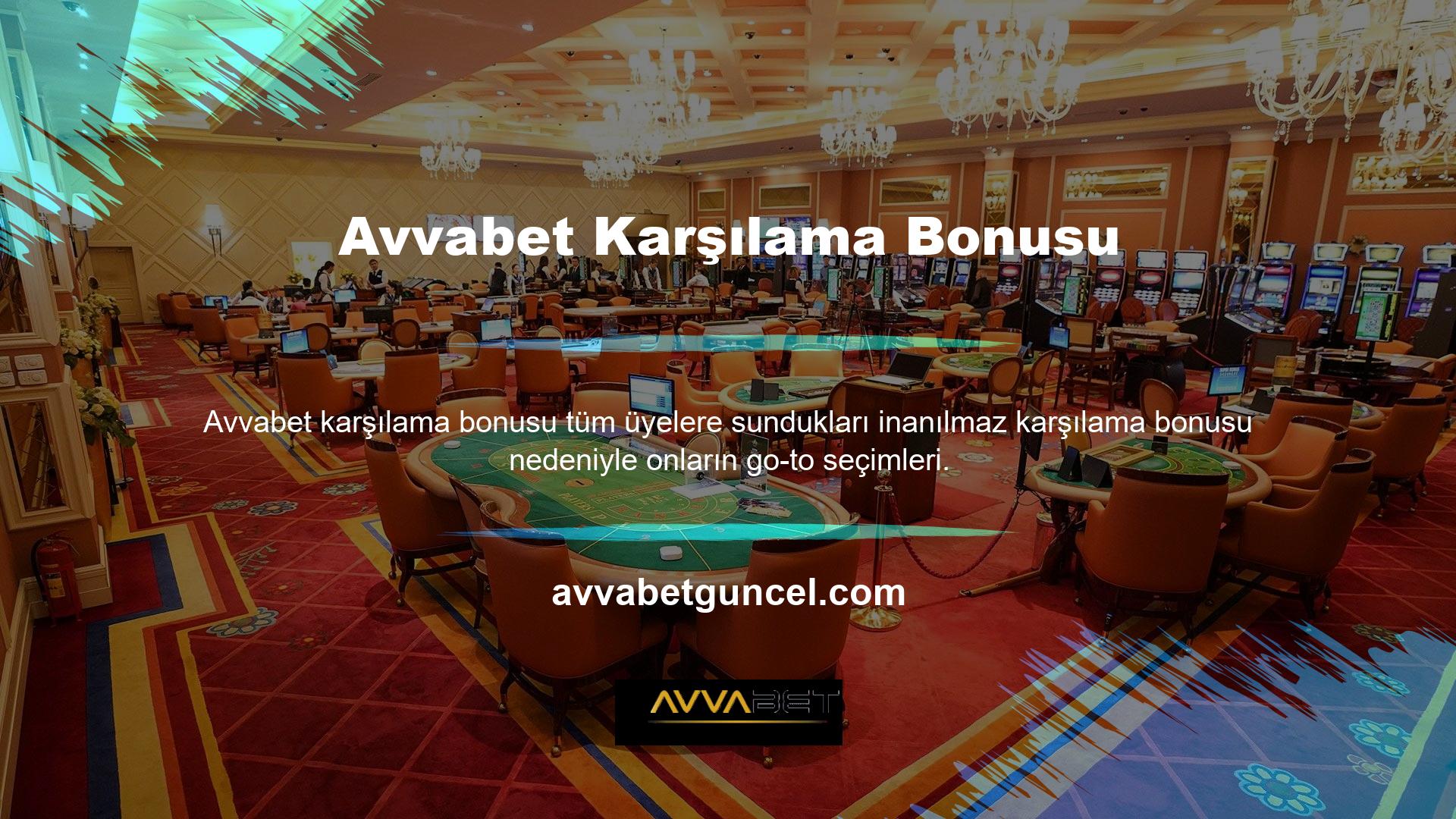 Hoşgeldin bonusuna ek olarak, tüm üyelere onlarca bonus sunulur