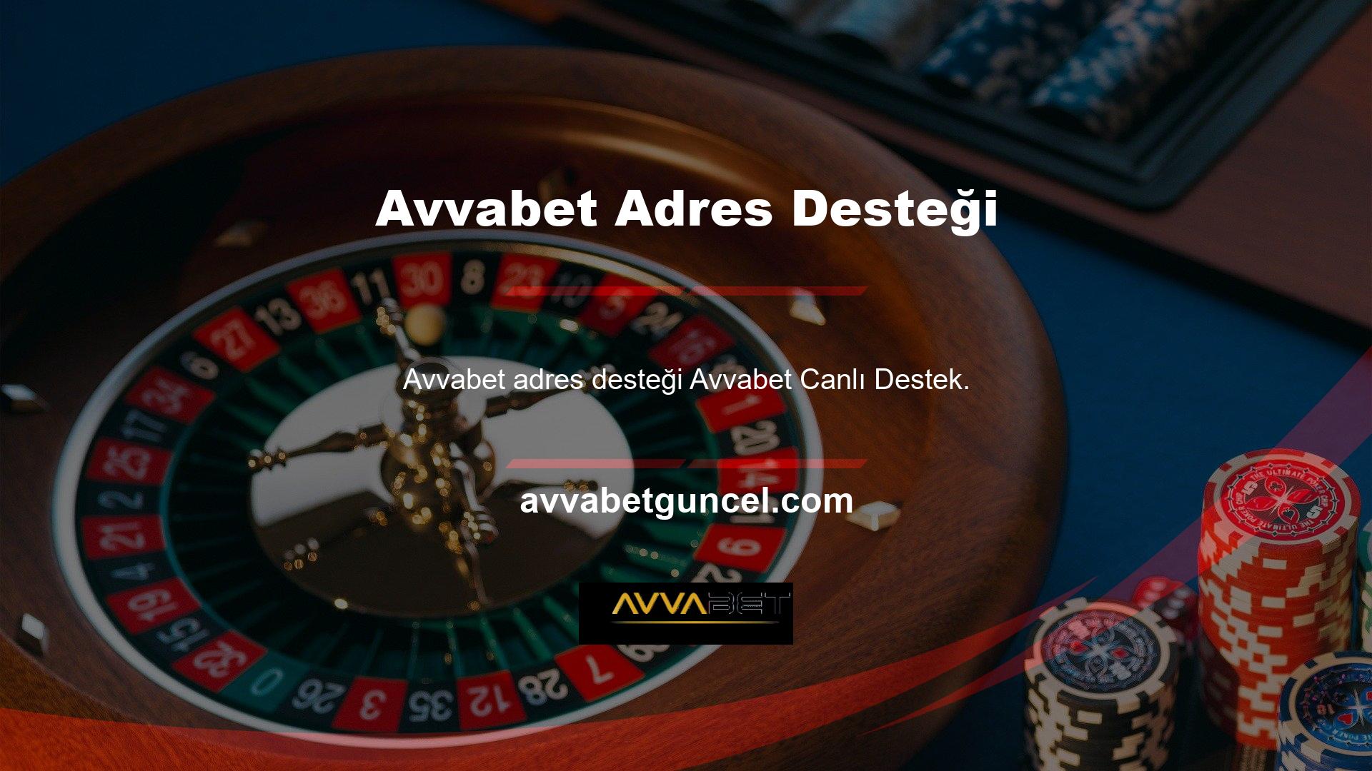 Avvabet Hizmetlere Adres sağlamak için Türkiye Adresi, kullanıcılarına canlı bir destek hattı ile nitelikli hizmetlerini destekler